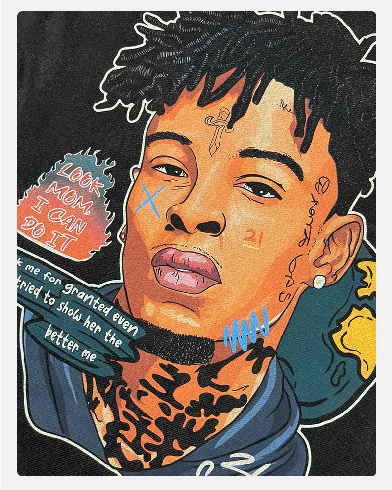 21 Savage By Comics 47 TEE - Image 6