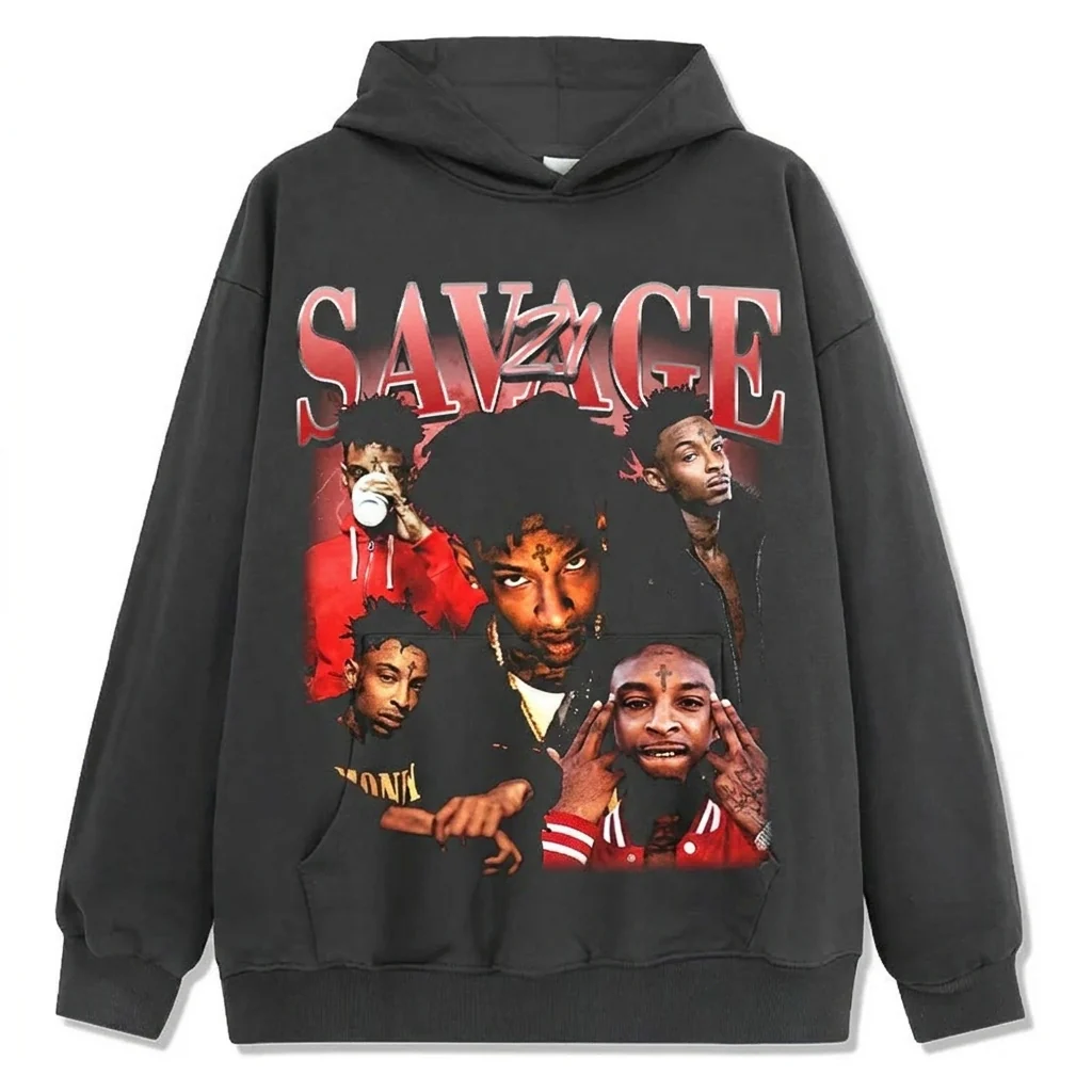 21 SAVAGE HOODIE 2024 - Image 5