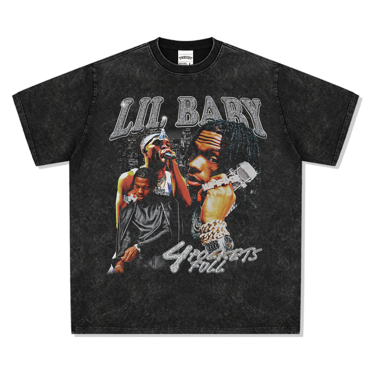 4 Pockets Full By Lil Baby Tee - Image 3
