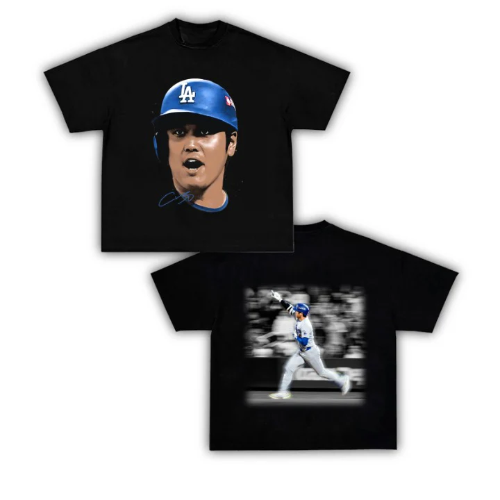 Angeles Dodgers Shohei Ohtani Back Design TEE - Image 9