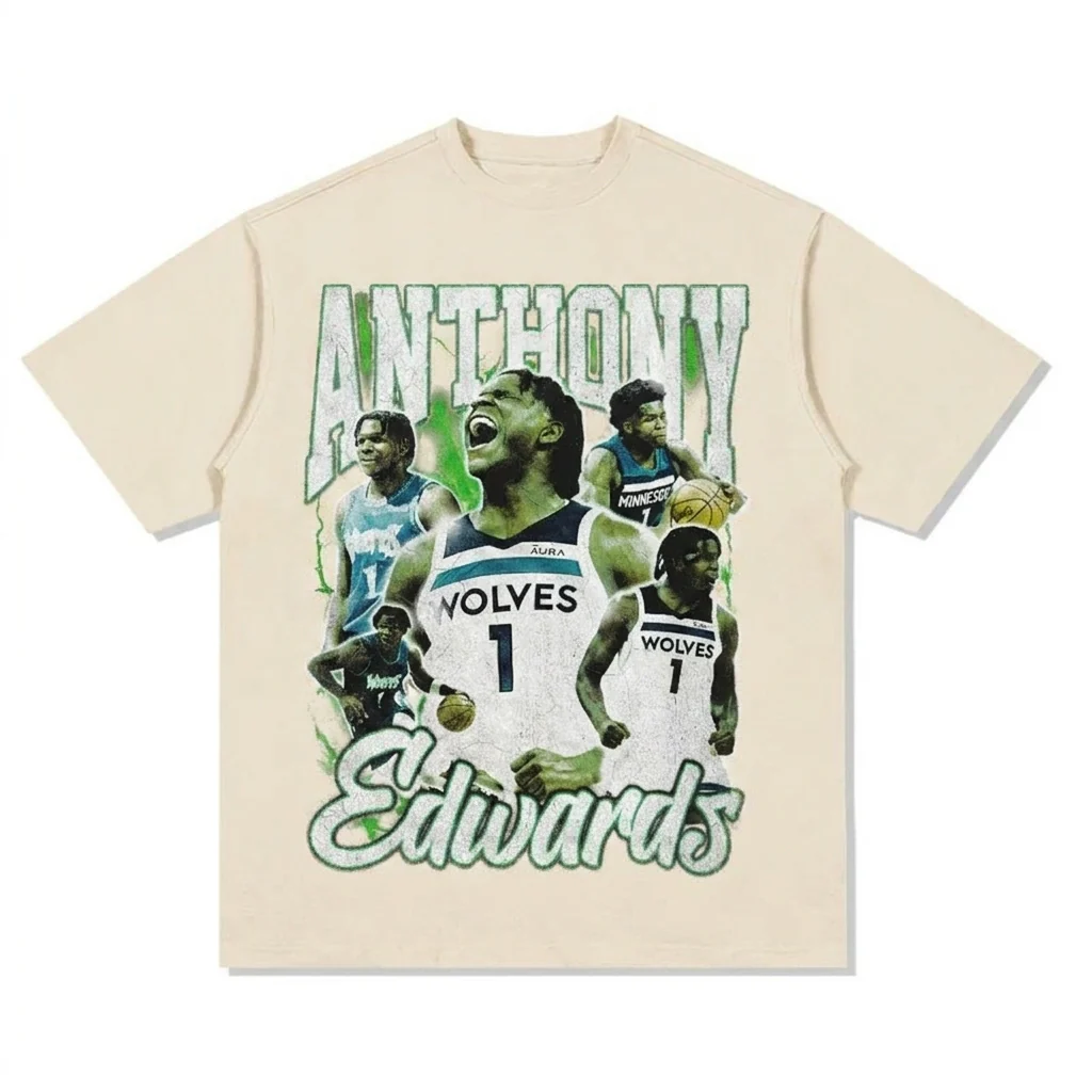 Anthony Edwards NBA TEE 2024 - Image 4