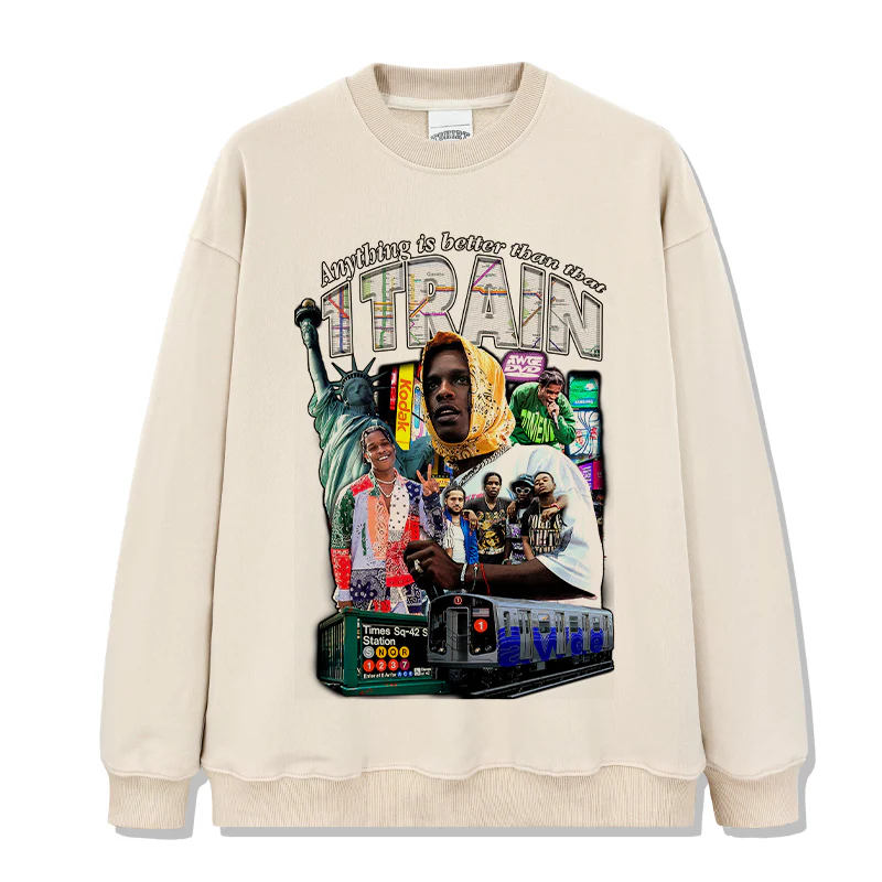 Anything is better than that 1 Train By Asap Rocky Sweatshirt - Image 4