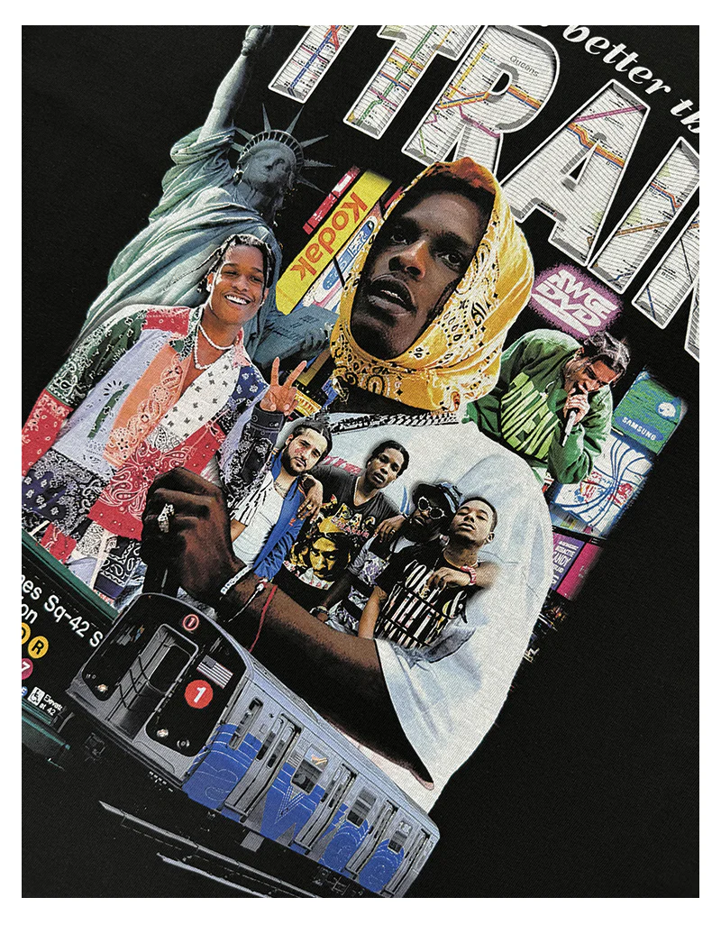Anything is better than that 1 Train By Asap Rocky TEE - Image 6