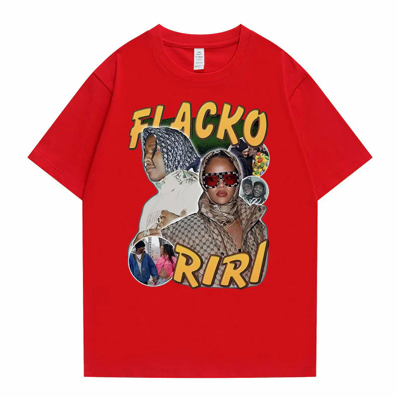 Asap Rocky Fiacko Riri Graphic Print T shirt Vintage  Unisex - Image 11