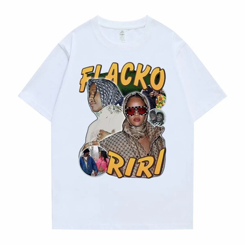 Asap Rocky Fiacko Riri Graphic Print T shirt Vintage  Unisex - Image 12