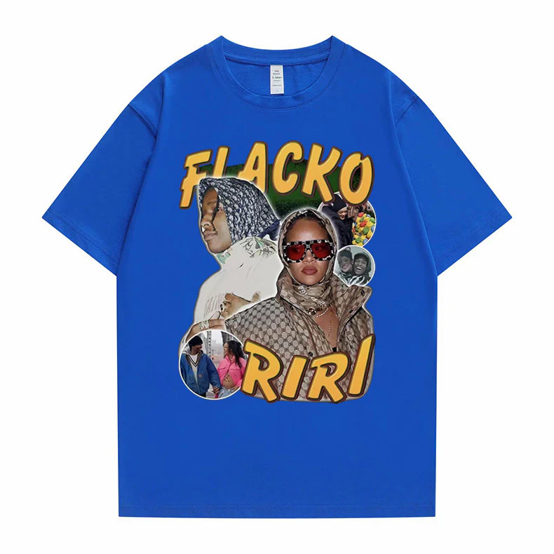 Asap Rocky Fiacko Riri Graphic Print T shirt Vintage  Unisex - Image 14