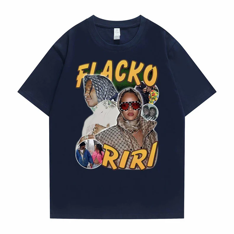 Asap Rocky Fiacko Riri Graphic Print T shirt Vintage  Unisex - Image 3