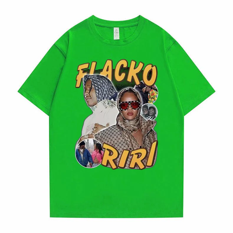 Asap Rocky Fiacko Riri Graphic Print T shirt Vintage  Unisex - Image 7
