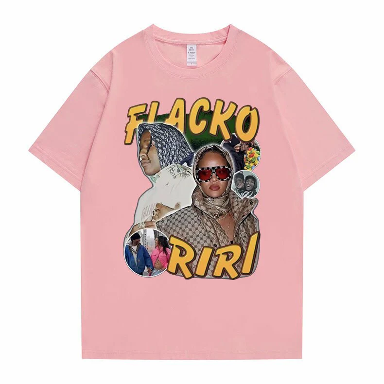 Asap Rocky Fiacko Riri Graphic Print T shirt Vintage  Unisex - Image 8