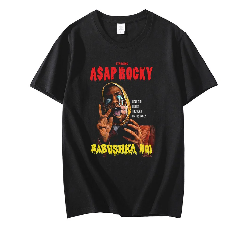 Asap Rocky Graphic Printed T shirt Oversized Unisex - Image 3