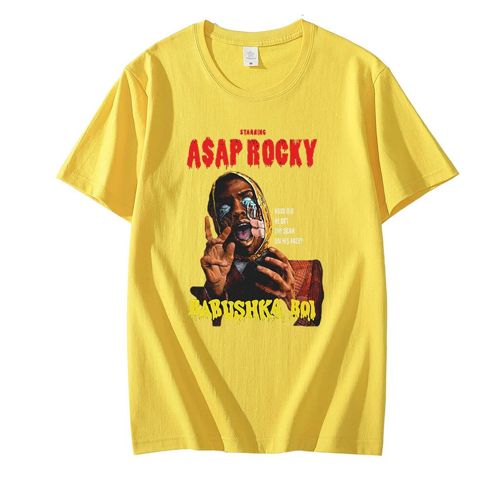 Asap Rocky Graphic Printed T shirt Oversized Unisex - Image 4