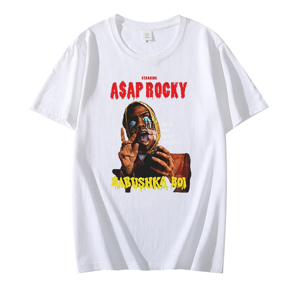 Asap Rocky Graphic Printed T shirt Oversized Unisex - Image 8