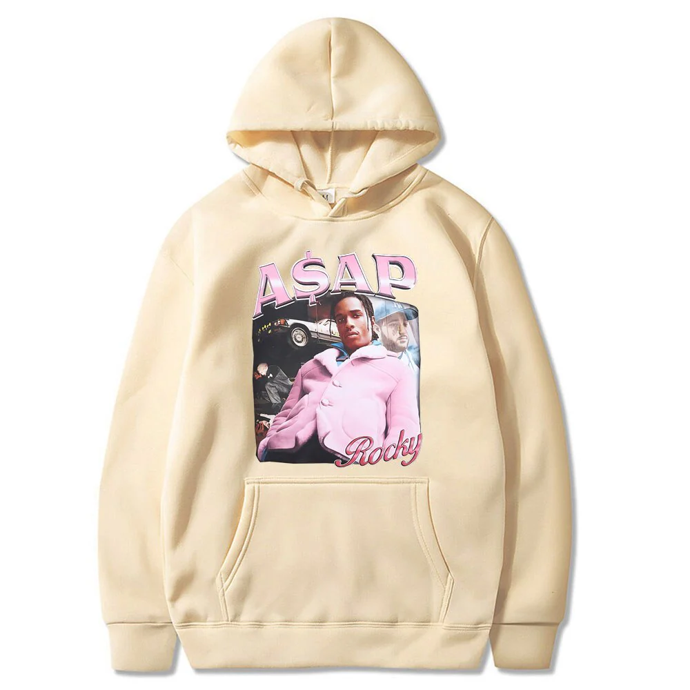 Asap Rocky Hoodies Vintage Pullover - Image 8