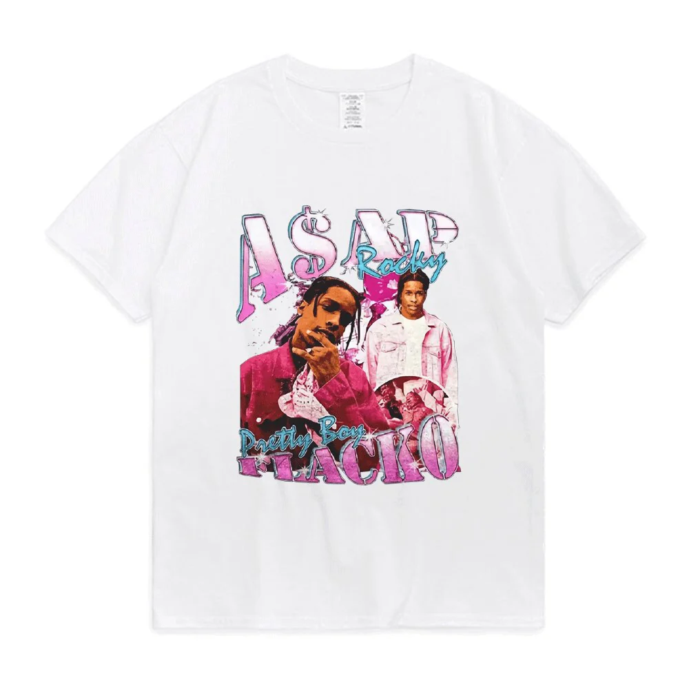 Asap Rocky T Shirt Fashion Streetwear Vintage Punk Hip Hop - Image 11