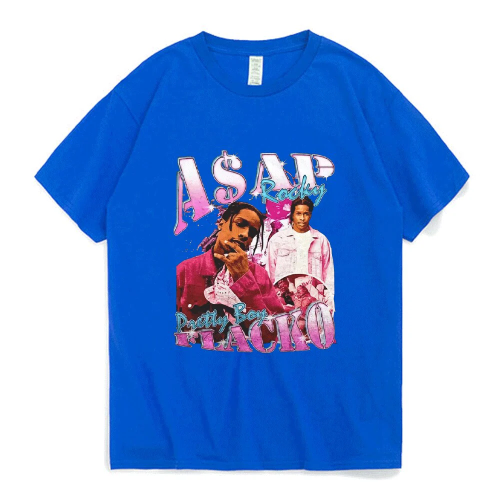 Asap Rocky T Shirt Fashion Streetwear Vintage Punk Hip Hop - Image 12