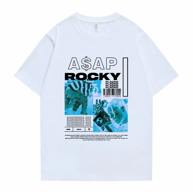 Asap Rocky  T shirt Oversized Streetwear Unisex - Image 14
