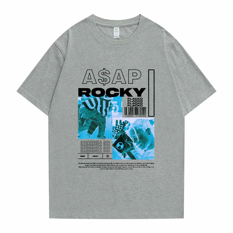Asap Rocky  T shirt Oversized Streetwear Unisex - Image 5