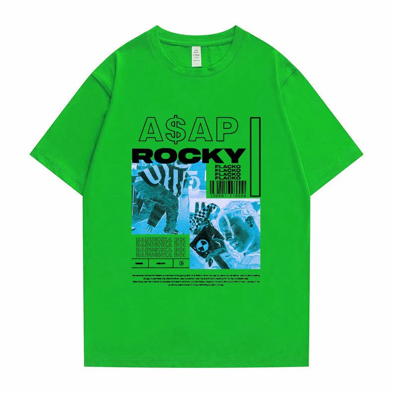 Asap Rocky  T shirt Oversized Streetwear Unisex - Image 6