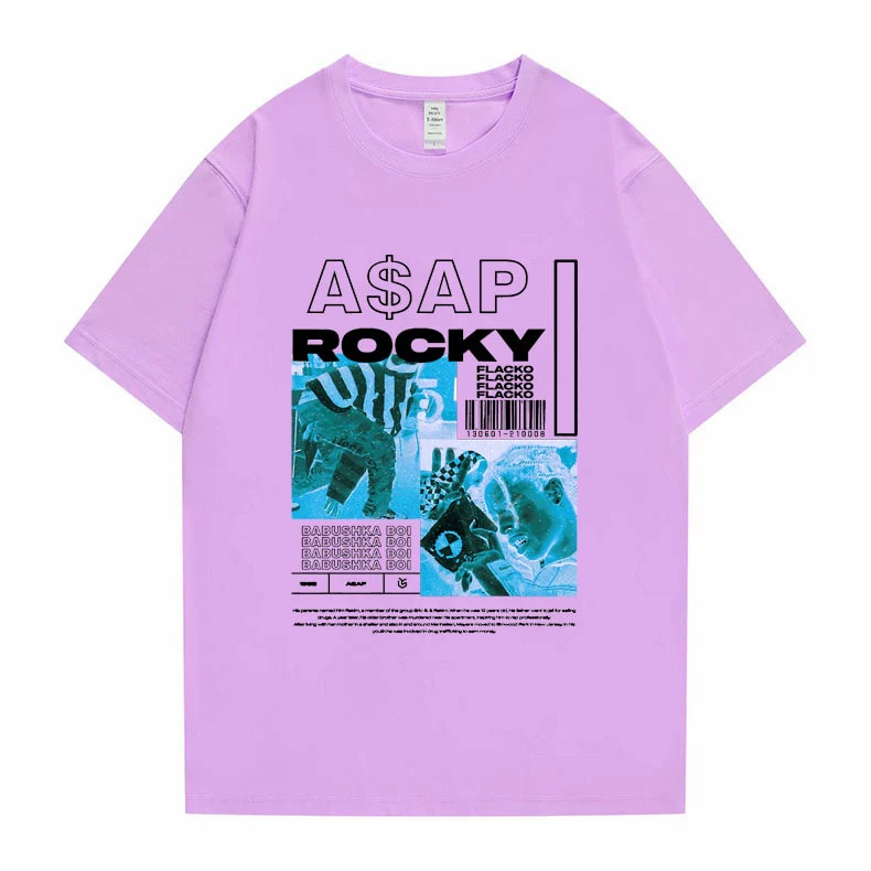 Asap Rocky  T shirt Oversized Streetwear Unisex - Image 9