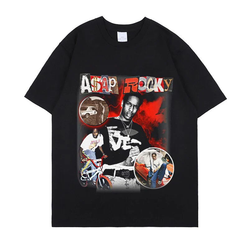 ASAP Rocky T shirt Streetwear Camisetas Hombre - Image 7