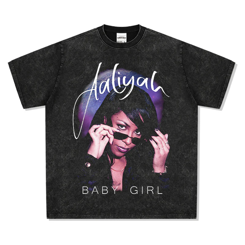 Baby Girl By Aaliyah Tee - Image 3