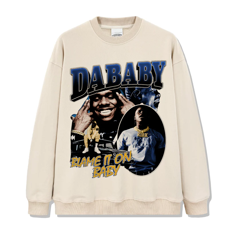 Blame It On Baby By DaBaby Sweatshirt - Image 4
