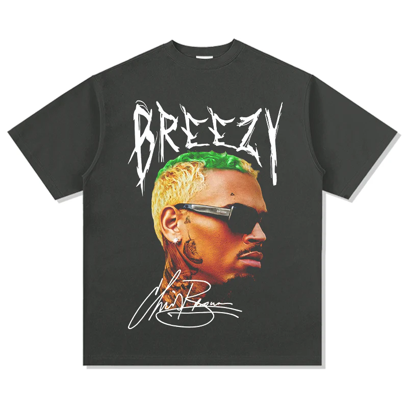 Breezy Chris Brown Signature TEE - Image 2