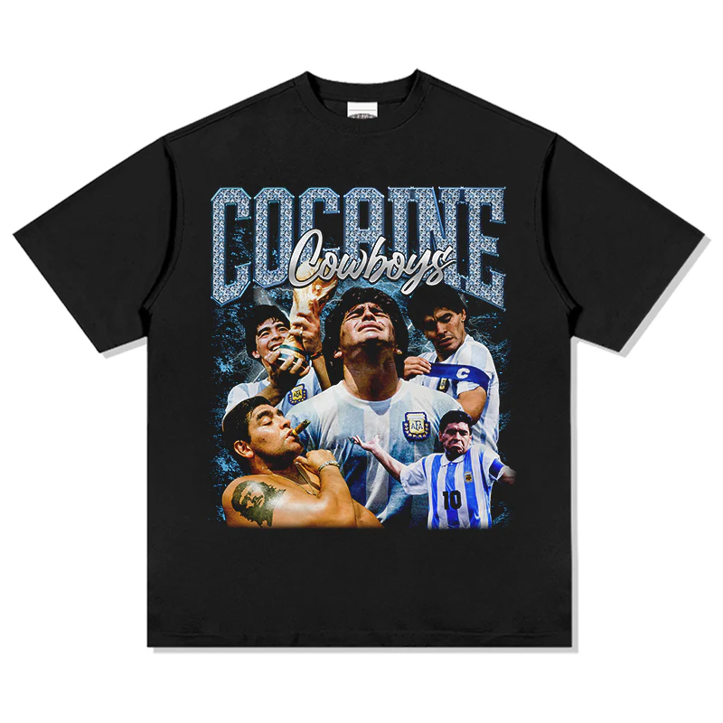 Cocaine Cowboys By Diego Maradona Tee