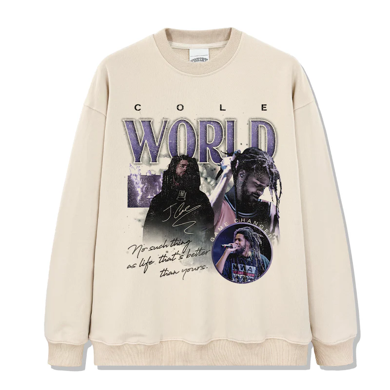 Cole World By J Cole Sweatshirt - Image 4