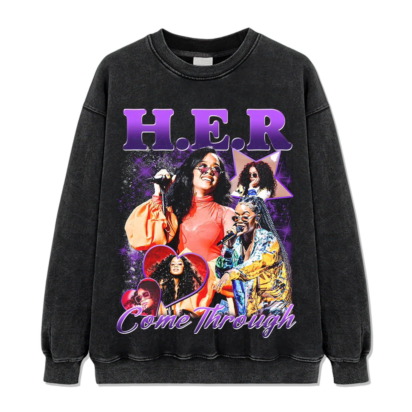 Come Through By H.e.r Sweatshirt - Image 2