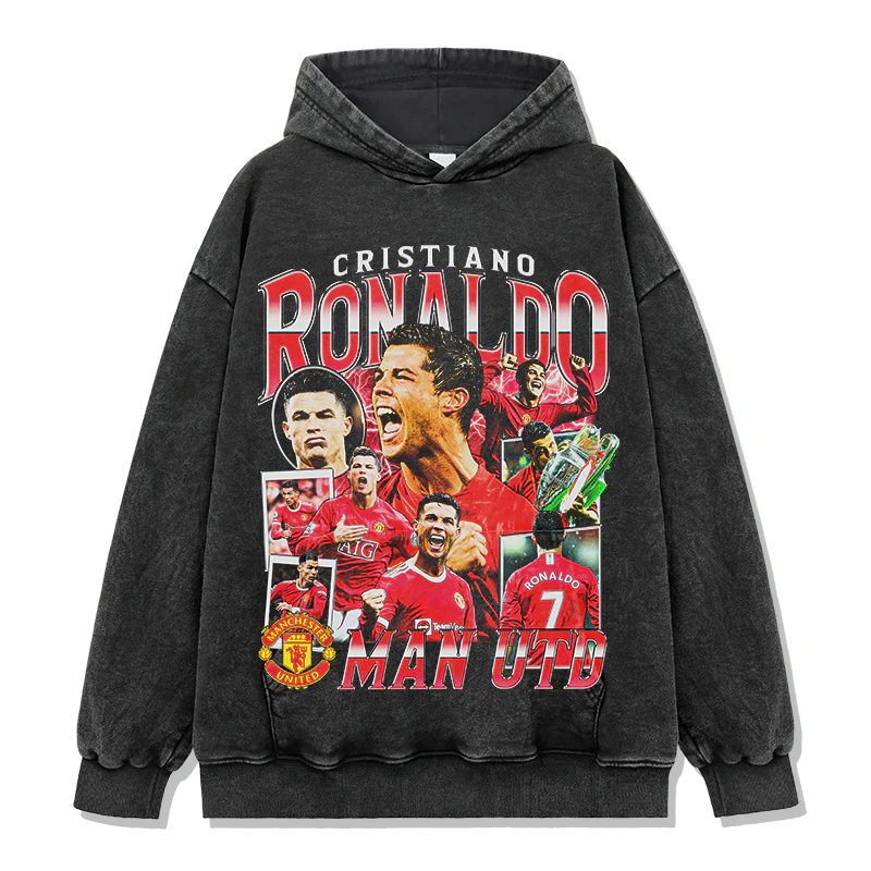 Cristiano Ronaldo "Man Utd"Hoodie - Image 2