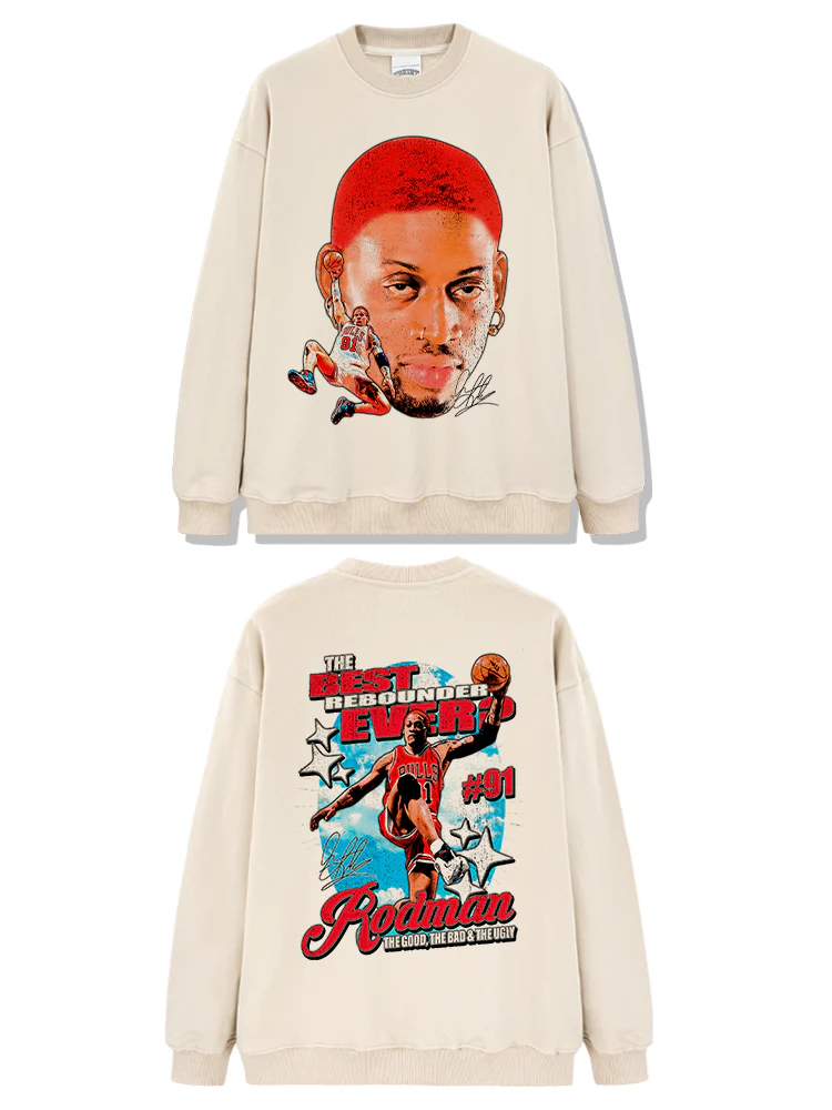 Dennis Rodman HOODIE NBA 2024 - Image 3