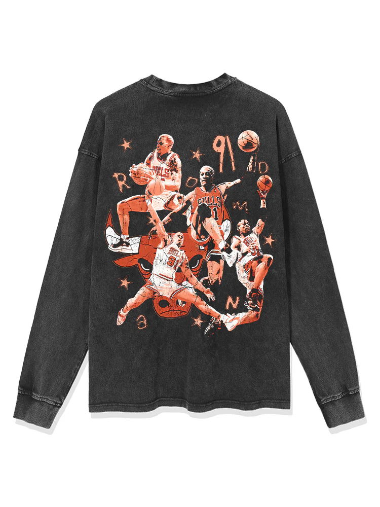 Dennis Rodman HOODIE NBA 2024 - Image 3