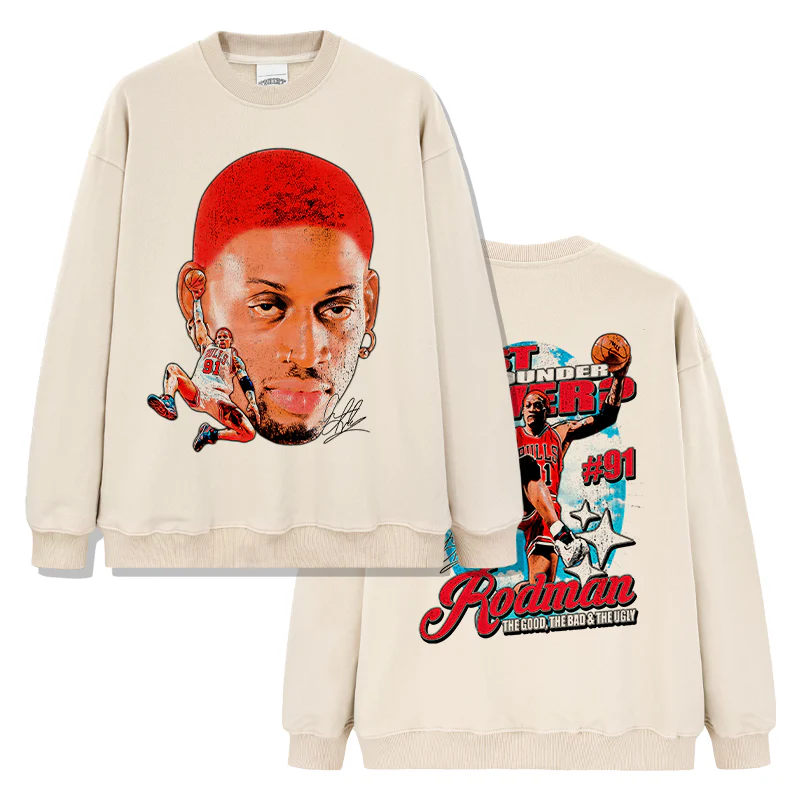 Dennis Rodman Sweatshirt NBA 2024 - Image 6