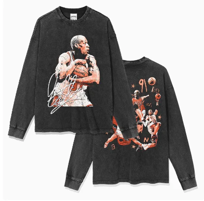 Dennis Rodman Sweatshirt NBA 2024 - Image 4