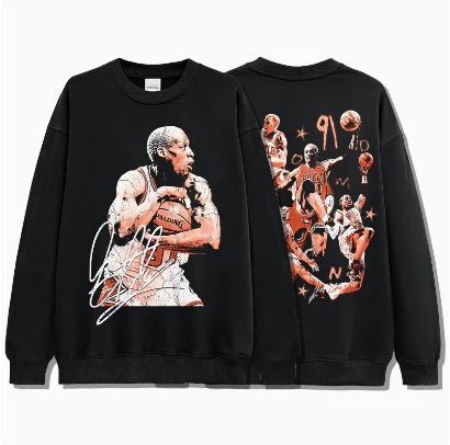 Dennis Rodman Sweatshirt NBA 2024 - Image 5