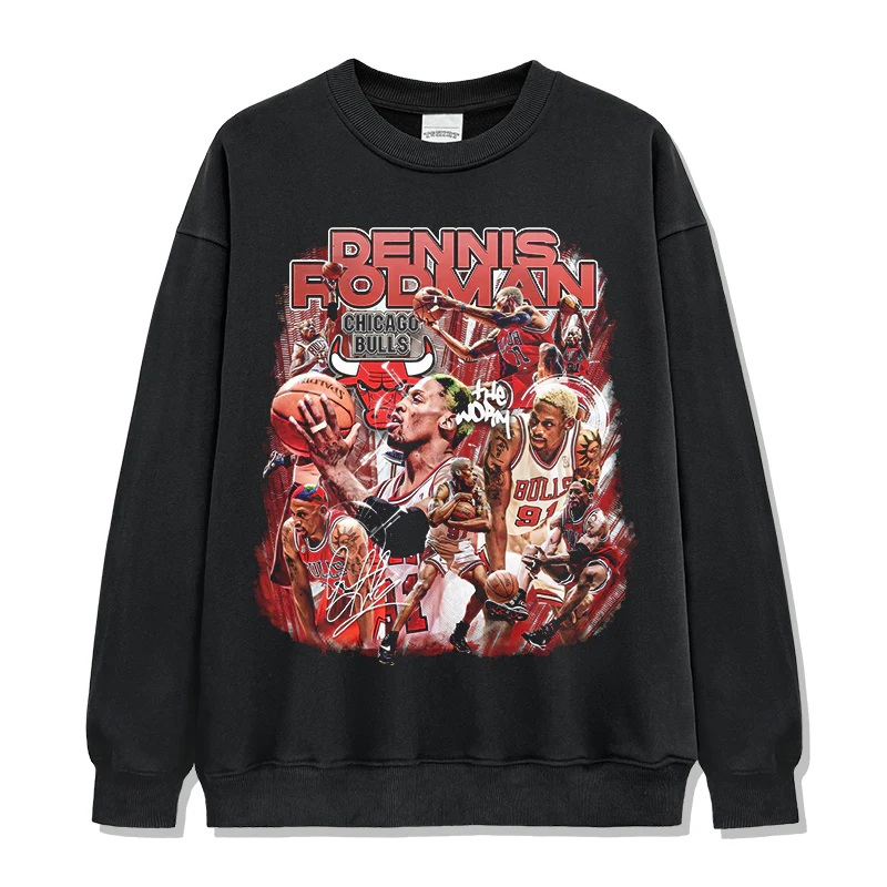 Dennis Rodman Sweatshirt NBA 2024 - Image 4