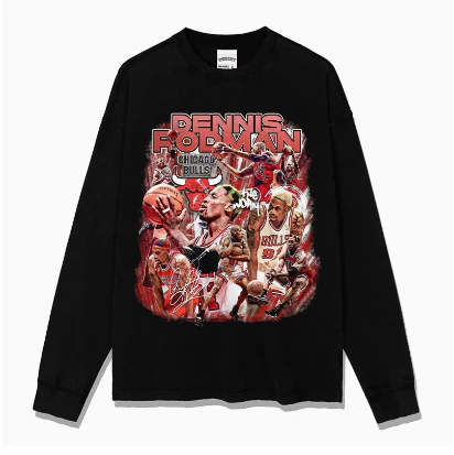 Dennis Rodman Sweatshirt NBA 2024 - Image 6