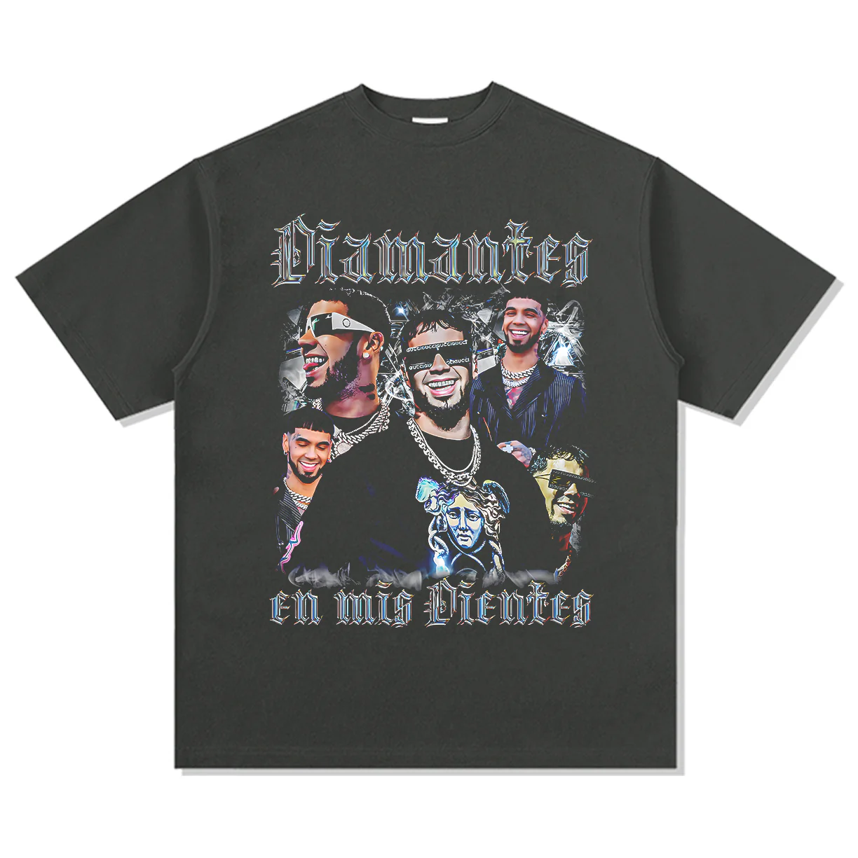Diamantes En Mis Dientes By Anuel Aa Tee - Image 2