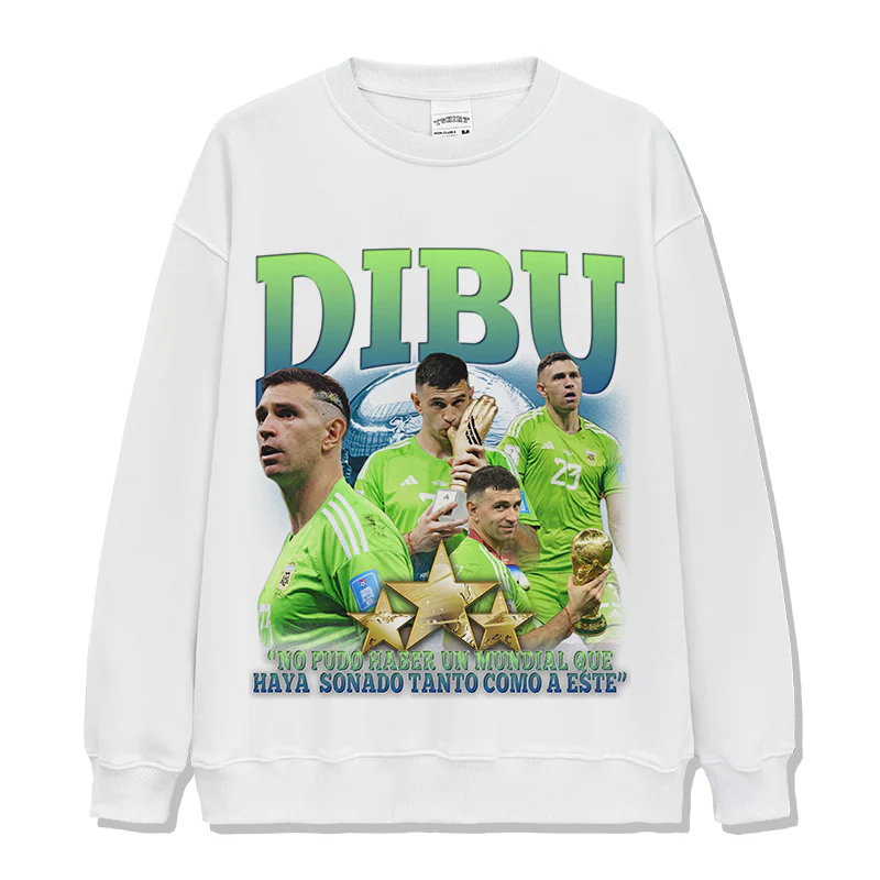 Dibu "No Pudo Haber Un MunDial Que Haya Sonado Tanto Como A Este" Emiliano Martínez Sweatshirt - Image 3