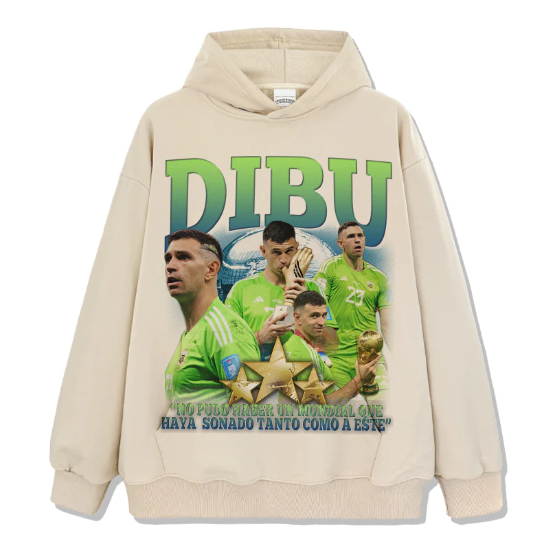 Dibu "No Pudo Haber Un MunDial Que Haya Sonado Tanto Como A Este" Emiliano Martínez Hoodie - Image 4