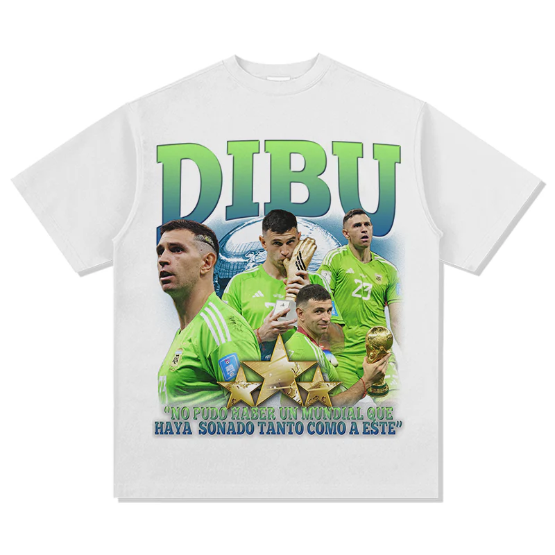 Dibu "No Pudo Haber Un MunDial Que Haya Sonado Tanto Como A Este" Emiliano Martínez Tee - Image 4