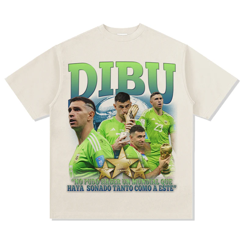 Dibu "No Pudo Haber Un MunDial Que Haya Sonado Tanto Como A Este" Emiliano Martínez Tee - Image 5