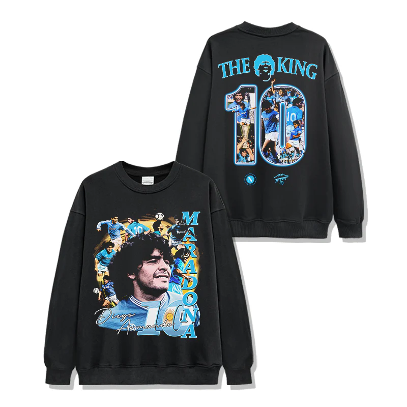 Diego Maradona The King Sweatshirt