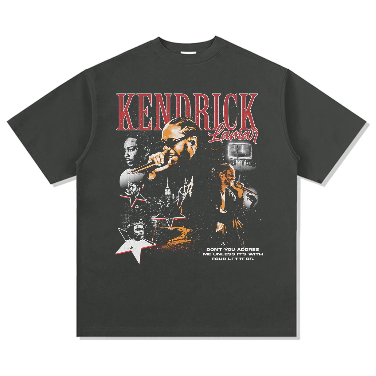 Don't You Address Me Unless It's With Four Letters By Kendrick Lamar Tee - Image 2