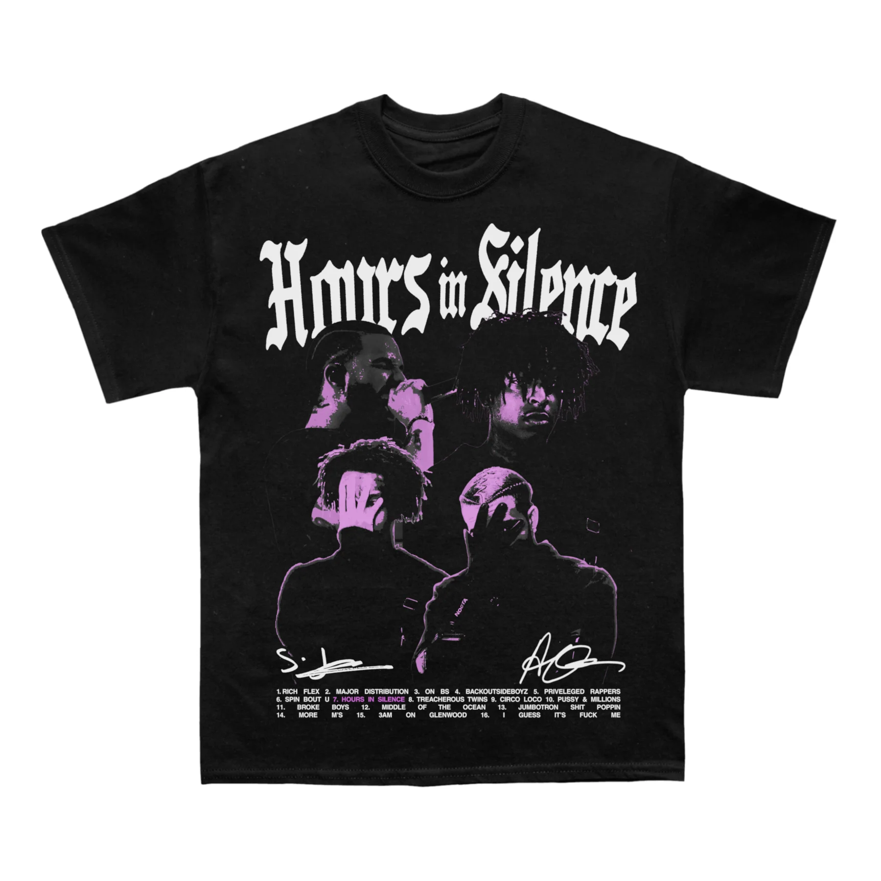 Drake & 21 Savage "Hours In Silence" TEE