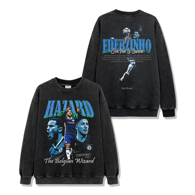 Eden Hazard “The Belgian Wizard Sweatshirt - Image 2