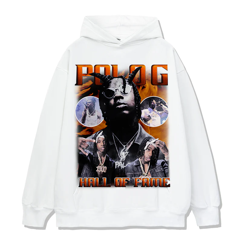 Hall Of Fame  By Polo G Hoodie - Image 3