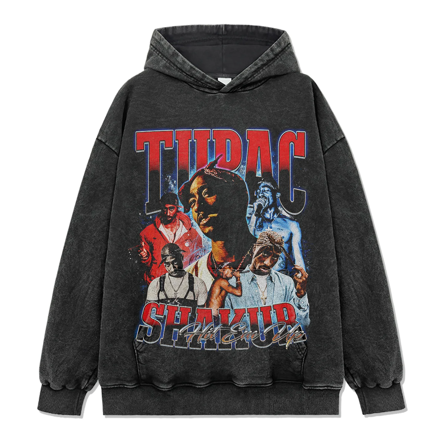 Hit Em Up By Tupac Shakur Hoodie - Image 2