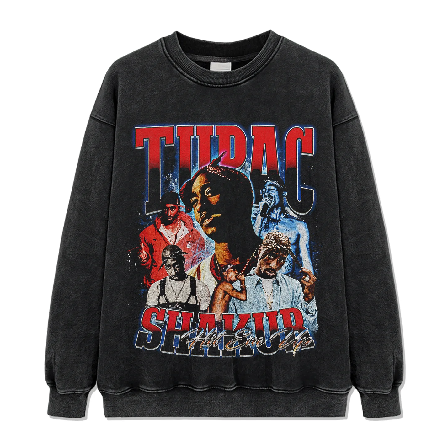 Hit Em Up By Tupac Shakur Sweatshirt - Image 2